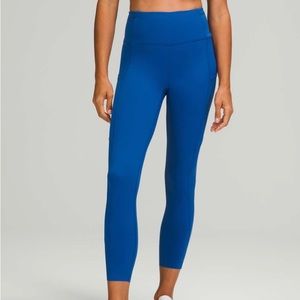 Lululemon Fast and Free High-Rise Tight 25" *Nulux in symphony blue